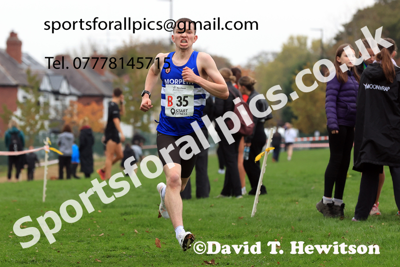 Senior Mens relay, 2025 Northern Cross Country Relays, Graves Park, Sheffield. Photo: David T. Hewitson/Sports for All Pics